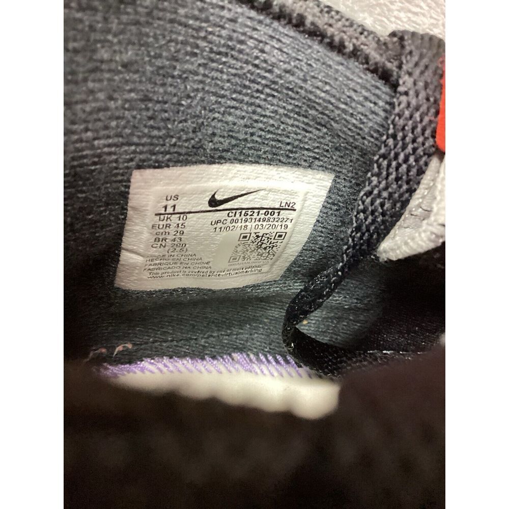 Nike Men's Black and Orange Athletic Shoes - Picture 14 of 16